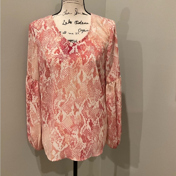 CAbi S, #5708, EUC, Bethany Snake Print Blouse - Picture 2 of 7